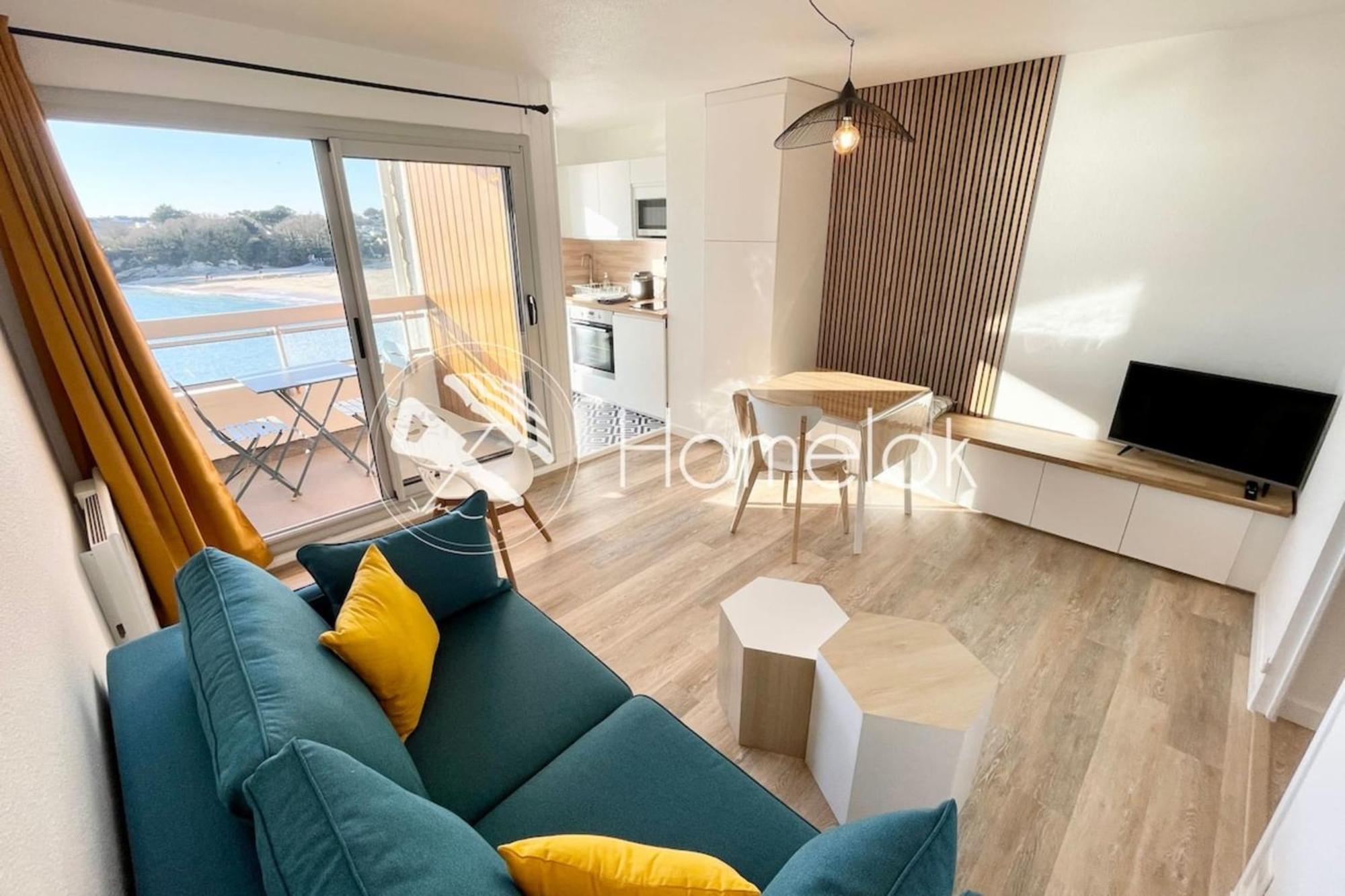 Pieds Dans L'Eau T2 Archi Cosy - Vue Mer 180 普洛埃默尔 外观 照片